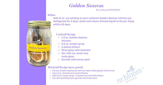 Golden Sazerac Recipe Card