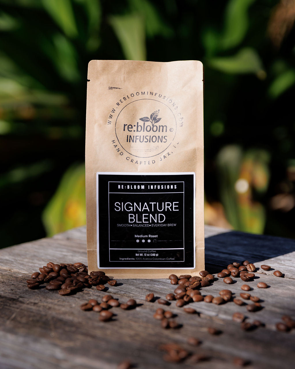 Signature Blend Ground Coffee | Colombian Medium Roast | 12 oz